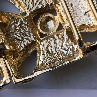 Mimi di Niscemi Goldtone Belt Buckle Accessory Bloomers and Frocks